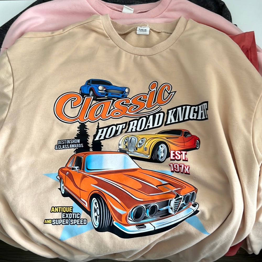 graphic crew neck
